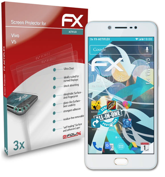 atFoliX FX-ActiFleX Displayschutzfolie für Vivo V5