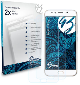 Bruni Basics-Clear Displayschutzfolie für Vivo V5 Plus