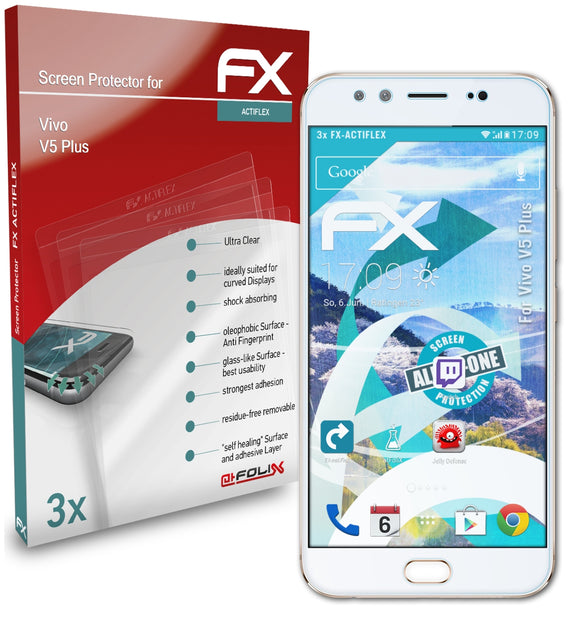atFoliX FX-ActiFleX Displayschutzfolie für Vivo V5 Plus