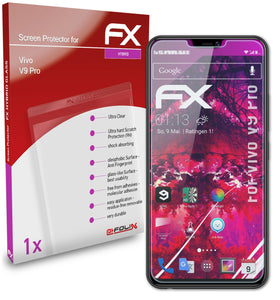 atFoliX FX-Hybrid-Glass Panzerglasfolie für Vivo V9 Pro