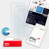 Lieferumfang von Vivo X60 Pro (Backcover) FX-ActiFleX Displayschutzfolie, Montage Zubehör inklusive