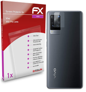 atFoliX FX-Hybrid-Glass Panzerglasfolie für Vivo X60 Pro Lens