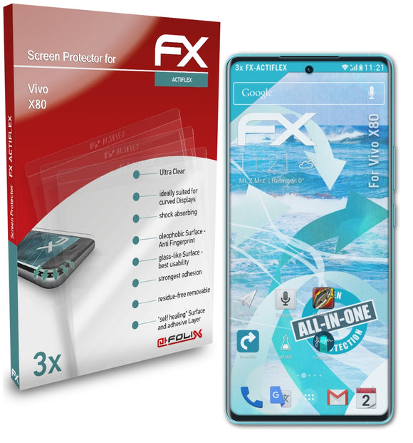 atFoliX FX-ActiFleX Displayschutzfolie für Vivo X80