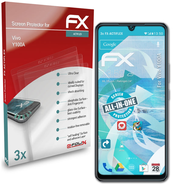 atFoliX FX-ActiFleX Displayschutzfolie für Vivo Y100A