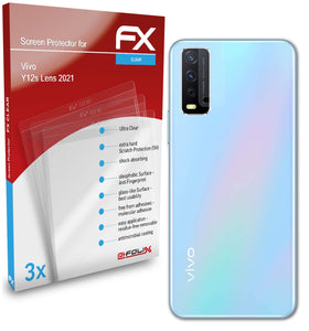 atFoliX FX-Clear Schutzfolie für Vivo Y12s Lens (2021)