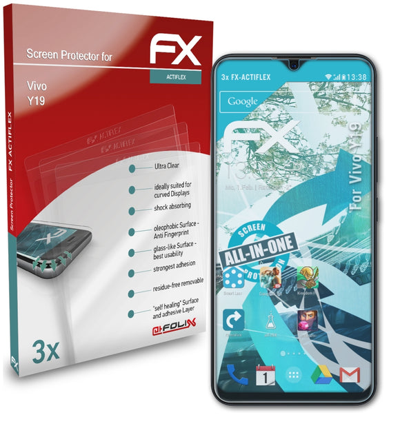 atFoliX FX-ActiFleX Displayschutzfolie für Vivo Y19