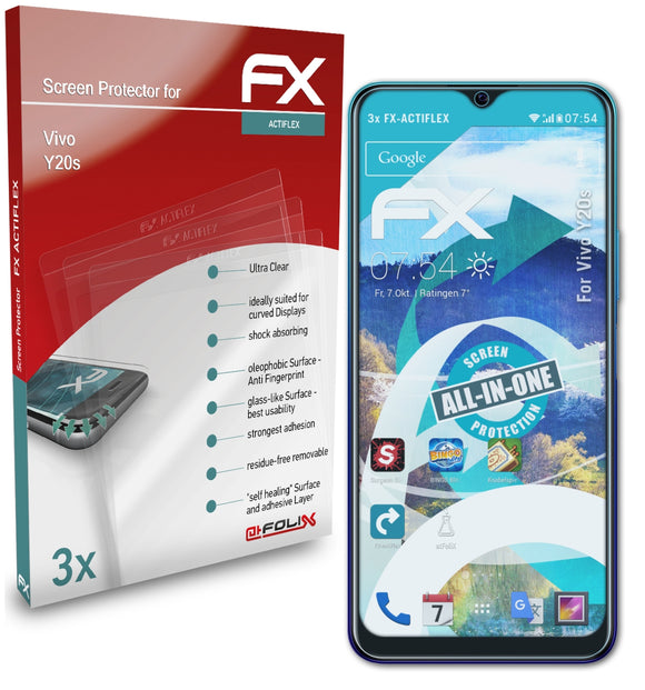 atFoliX FX-ActiFleX Displayschutzfolie für Vivo Y20s