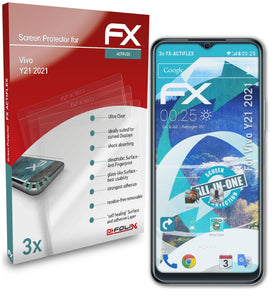 atFoliX FX-ActiFleX Displayschutzfolie für Vivo Y21 (2021)