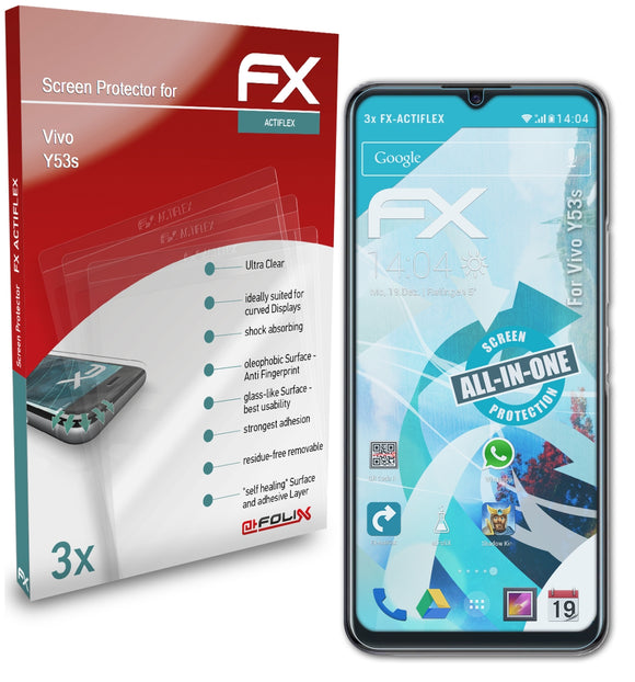 atFoliX FX-ActiFleX Displayschutzfolie für Vivo Y53s