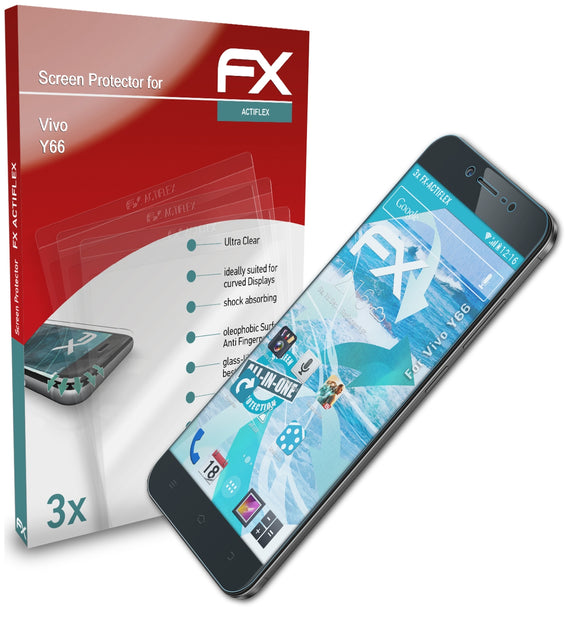 atFoliX FX-ActiFleX Displayschutzfolie für Vivo Y66