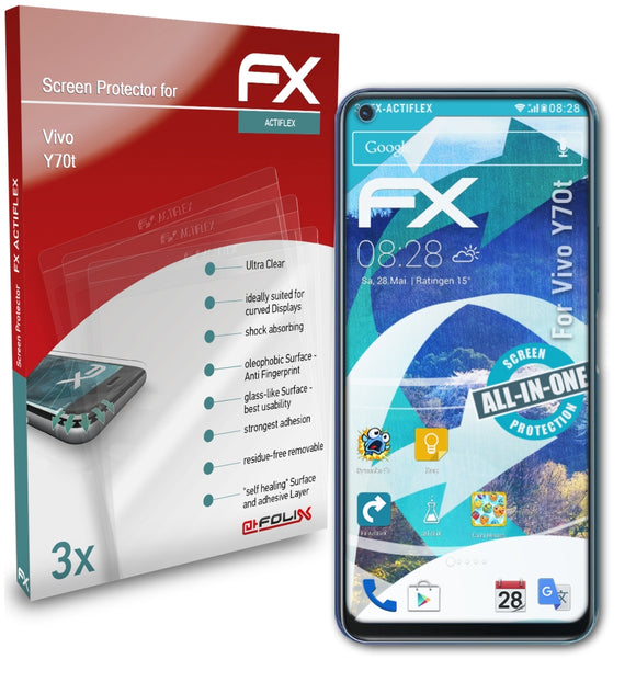 atFoliX FX-ActiFleX Displayschutzfolie für Vivo Y70t