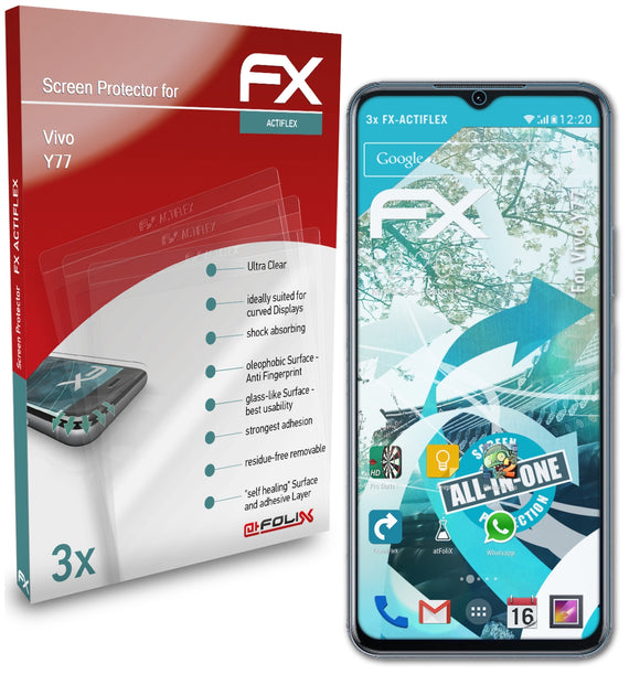 atFoliX FX-ActiFleX Displayschutzfolie für Vivo Y77