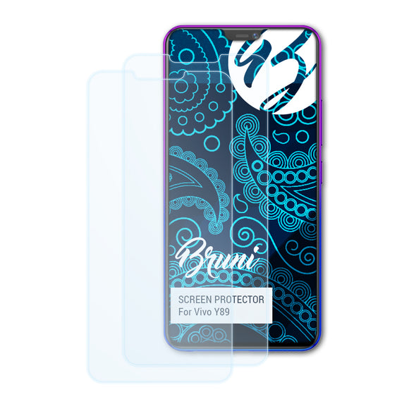 Bruni Basics-Clear Displayschutzfolie für Vivo Y89