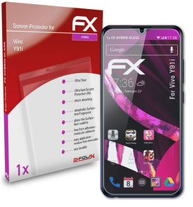 atFoliX FX-Hybrid-Glass Panzerglasfolie für Vivo Y91i