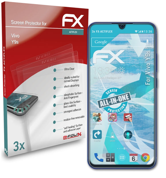 atFoliX FX-ActiFleX Displayschutzfolie für Vivo Y9s