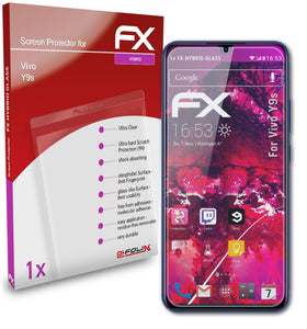 atFoliX FX-Hybrid-Glass Panzerglasfolie für Vivo Y9s