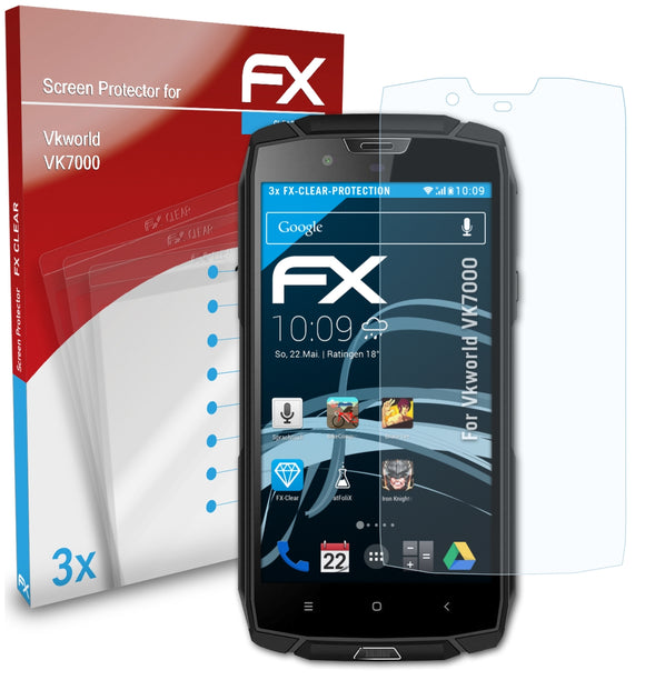 atFoliX FX-Clear Schutzfolie für Vkworld VK7000