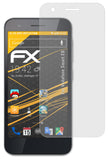 Panzerfolie atFoliX kompatibel mit Vodafone Smart E8, entspiegelnde und stoßdämpfende FX (3X)