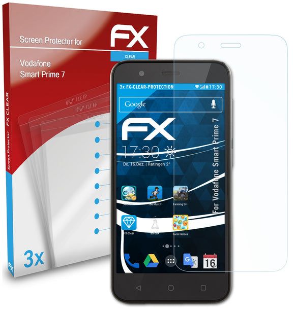 atFoliX FX-Clear Schutzfolie für Vodafone Smart Prime 7