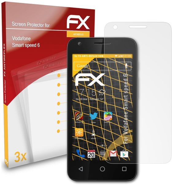 atFoliX FX-Antireflex Displayschutzfolie für Vodafone Smart speed 6