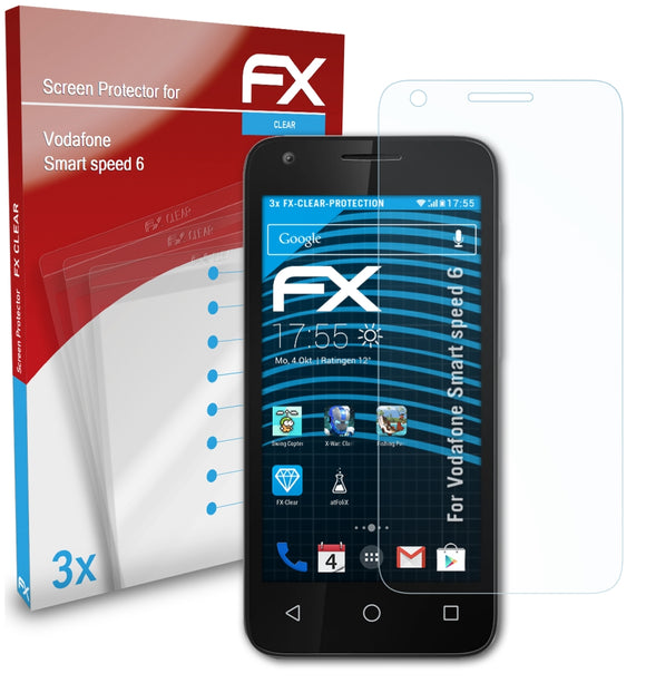 atFoliX FX-Clear Schutzfolie für Vodafone Smart speed 6