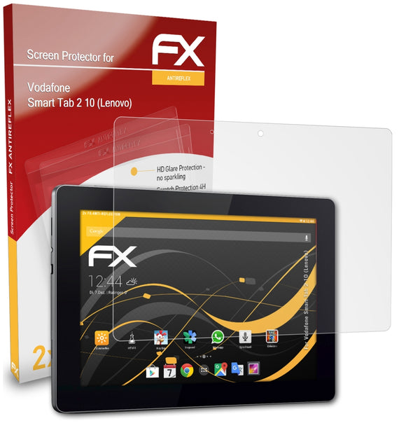 atFoliX FX-Antireflex Displayschutzfolie für Vodafone Smart Tab 2 10 (Lenovo)