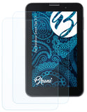 Schutzfolie Bruni kompatibel mit Vodafone Smart Tab 3 7, glasklare (2X)