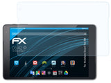 Schutzfolie atFoliX kompatibel mit Vodafone Smart Tab N8, ultraklare FX (2X)