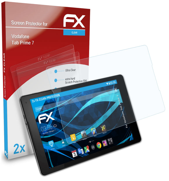 atFoliX FX-Clear Schutzfolie für Vodafone Tab Prime 7