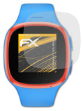 Panzerfolie atFoliX kompatibel mit Vodafone V-Kids Watch, entspiegelnde und stoßdämpfende FX (3X)