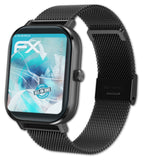 Schutzfolie atFoliX passend für Voigoo Smartwatch 1.54 Inch, ultraklare und flexible FX (3X)