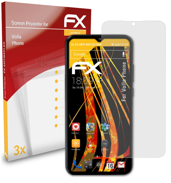 atFoliX FX-Antireflex Displayschutzfolie für Volla Phone