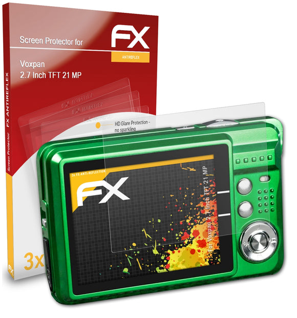 atFoliX FX-Antireflex Displayschutzfolie für Voxpan 2.7 Inch TFT (21 MP)