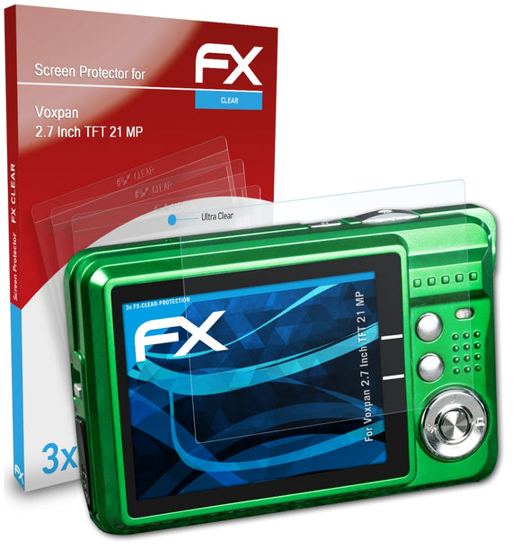 atFoliX FX-Clear Schutzfolie für Voxpan 2.7 Inch TFT (21 MP)