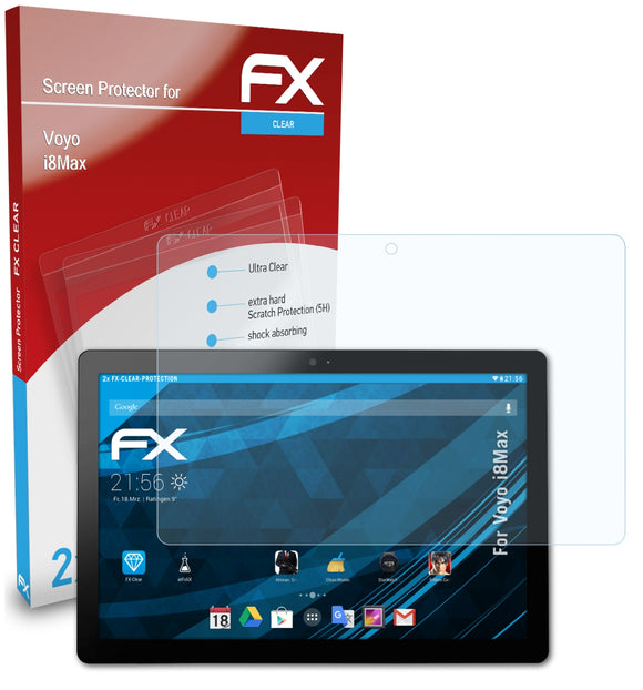 atFoliX FX-Clear Schutzfolie für Voyo i8Max