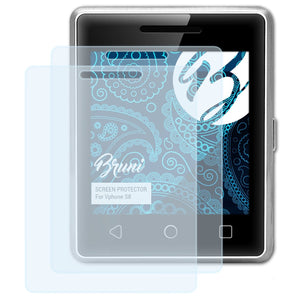 Bruni Basics-Clear Displayschutzfolie für Vphone S8