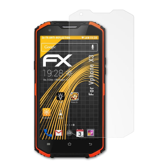 atFoliX FX-Antireflex Displayschutzfolie für Vphone X3