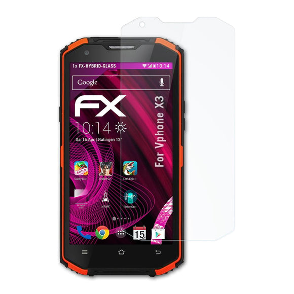 atFoliX FX-Hybrid-Glass Panzerglasfolie für Vphone X3