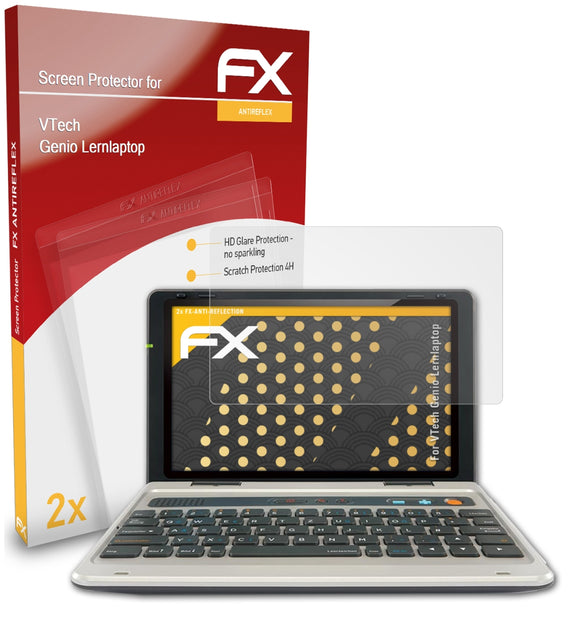 atFoliX FX-Antireflex Displayschutzfolie für VTech Genio Lernlaptop
