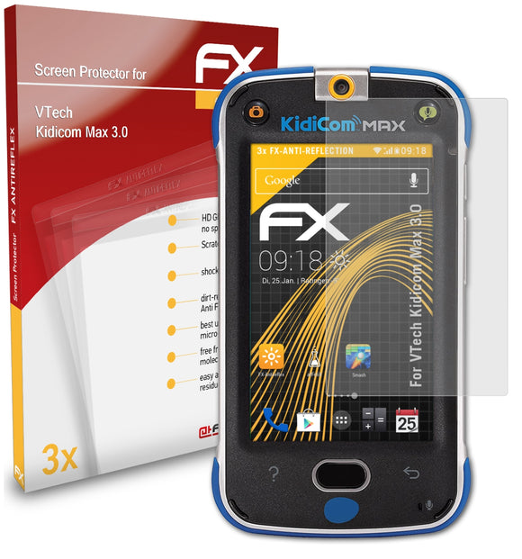 atFoliX FX-Antireflex Displayschutzfolie für VTech Kidicom Max 3.0