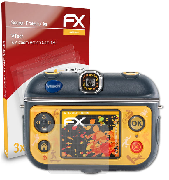 atFoliX FX-Antireflex Displayschutzfolie für VTech Kidizoom Action Cam 180