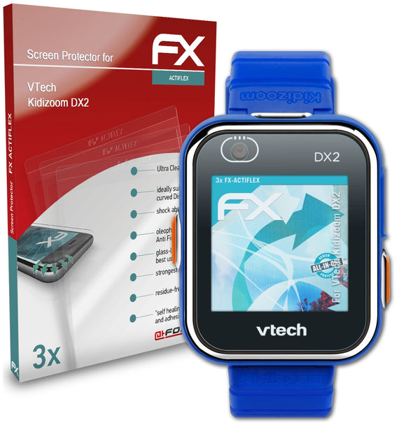 atFoliX FX-ActiFleX Displayschutzfolie für VTech Kidizoom DX2
