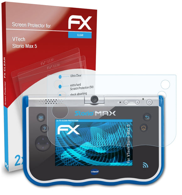 atFoliX FX-Clear Schutzfolie für VTech Storio Max 5