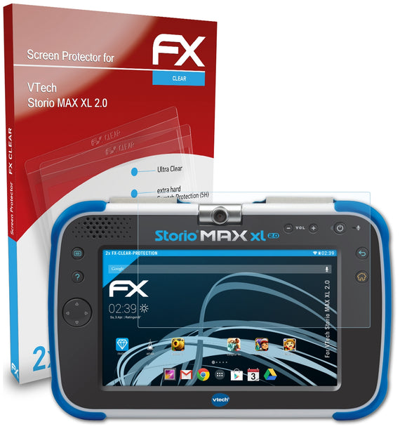 atFoliX FX-Clear Schutzfolie für VTech Storio MAX XL 2.0