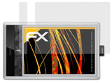 Panzerfolie atFoliX kompatibel mit Wacom Bamboo Fun Pen&Touch Medium 3.Generation, entspiegelnde und stoßdämpfende FX (2er Set)