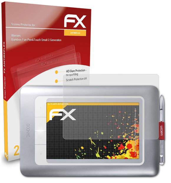 atFoliX FX-Antireflex Displayschutzfolie für Wacom Bamboo Fun Pen&Touch Small (2.Generation)