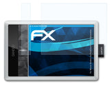 Schutzfolie atFoliX kompatibel mit Wacom Bamboo Fun Pen&Touch Small 3.Generation, ultraklare FX (2er Set)