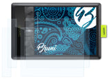 Schutzfolie Bruni kompatibel mit Wacom Bamboo Pen&Touch 3.Generation, glasklare (2er Set)
