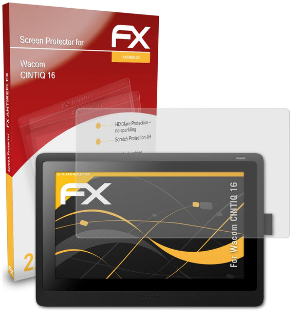atFoliX FX-Antireflex Displayschutzfolie für Wacom CINTIQ 16