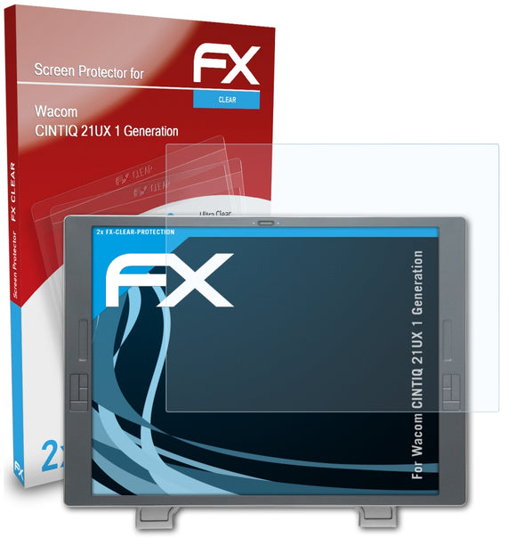 atFoliX FX-Clear Schutzfolie für Wacom CINTIQ 21UX (1 Generation)
